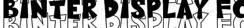 Binter Display Font字体转换